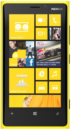 Смартфон NOKIA LUMIA 920 Yellow - Тайга